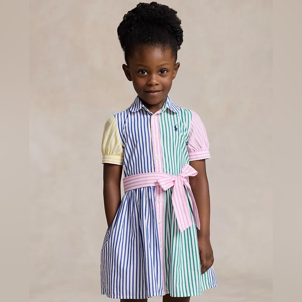 NWT Polo Ralph Lauren Striped Shirt Dress